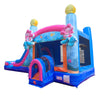 Image of Mega Mermaid Wave Water Slide Bounce House Combo with Blower