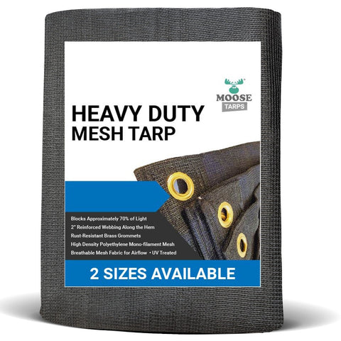 12' x 20' Black Mesh Tarp