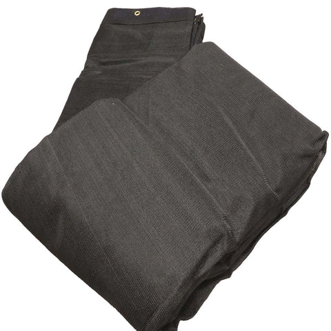 10' x 12' Black Mesh Poly Tarp