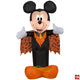 3.5' Gemmy Airblown Inflatable Halloween Disney MICKEY Mouse In Orange Vampire Costume