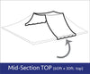 Image of 60' x 30' Pole Tent Mid Extender Top Only