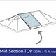 30' x 15' Mid Extender West Coast Frame Top Only - Clear