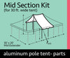 Image of 30' x 20' Premium Pole Tent Mid Extender Top Complete Kit