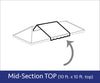 Image of 10' x 10' Sectional West Coast Frame Tent Mid Extender Top