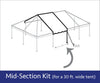 Image of 30' x 15' West Coast Frame Single Tube Mid Extension Kit