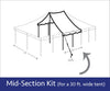 Image of 30' x 20' Premium Pole Tent Mid Extender Top Complete Kit