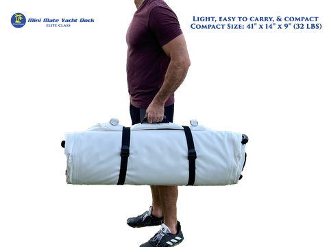 Mini Mate Inflatable Boat Dock 10 x 3 ft Slim Dock Platform