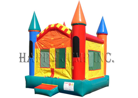 13x13 Colorful Castle Bounce House for Events