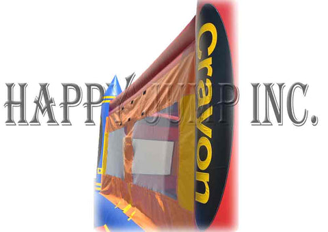 Commercial Crayon Theme Bounce House