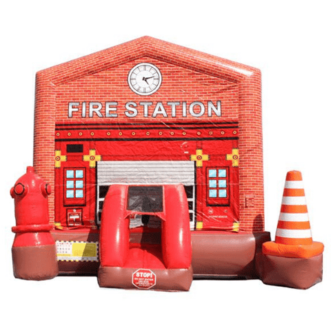 Moonwalk USA Commercial Bouncers 14'H Fire Station Bouncer by MoonWalk USA 14'H Fire Station Bouncer by MoonWalk USA SKU# B-041-WLG