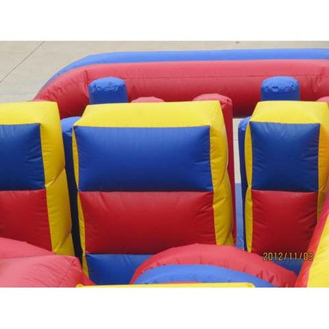 Moonwalk USA Inflatable Bouncer 62'Lx15'H Red Wet n Dry Obstacle by MoonWalk USA