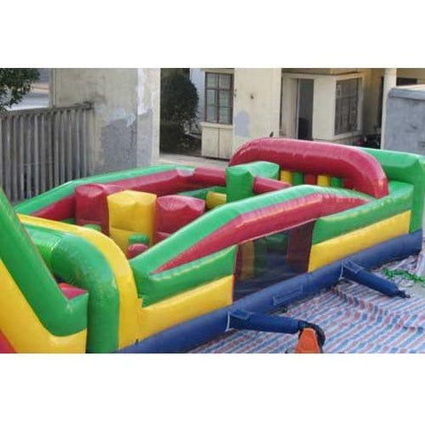 Moonwalk USA Inflatable Bouncer 66'Lx18'H Wet n Dry Obstacle by MoonWalk USA 66'Lx18'H Wet n Dry Obstacle by Moon Walk USA