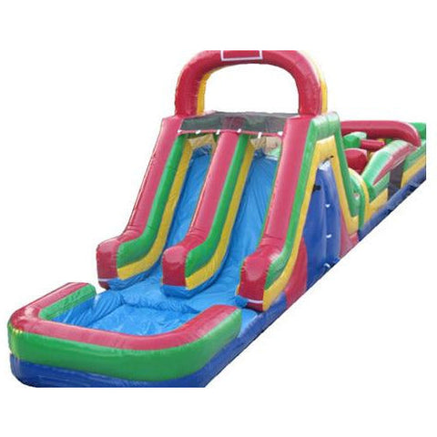 Moonwalk USA Inflatable Bouncer 66'Lx18'H Wet n Dry Obstacle by MoonWalk USA 66'Lx18'H Wet n Dry Obstacle by Moon Walk USA