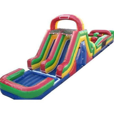 Moonwalk USA Inflatable Bouncer 66'Lx18'H Wet n Dry Obstacle by MoonWalk USA 66'Lx18'H Wet n Dry Obstacle by Moon Walk USA