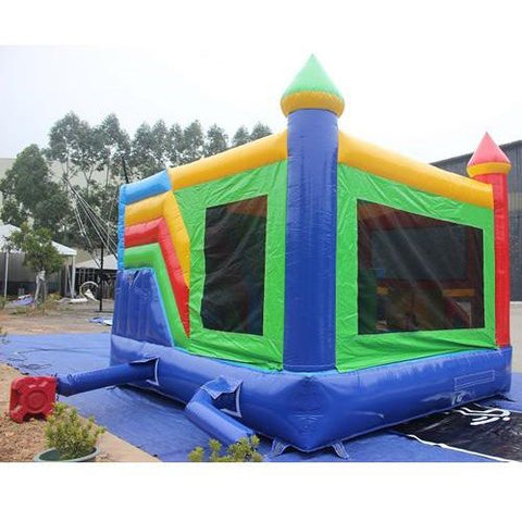 Moonwalk USA Inflatable Bouncers 18'H Rainbow Castle Combo Wet n Dry by MoonWalk USA 14'H Rainbow Castle Combo Wet N Dry by MoonWalk USA SKU# C-132-WLG