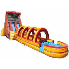 Moonwalk USA Inflatable Bouncers 19'H 2-Lane Volcano Screamer Slide W/ Slip N Splash by MoonWalk USA 18'H Palm Tree Screamer Slide by MoonWalk USA SKU# W-302-WLG