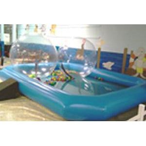 Moonwalk USA Inflatable Bouncers 2'H Water Pool 20'x20' by MoonWalk USA 3'H Human Billiards Game by MoonWalk USA SKU# I-217-WLG