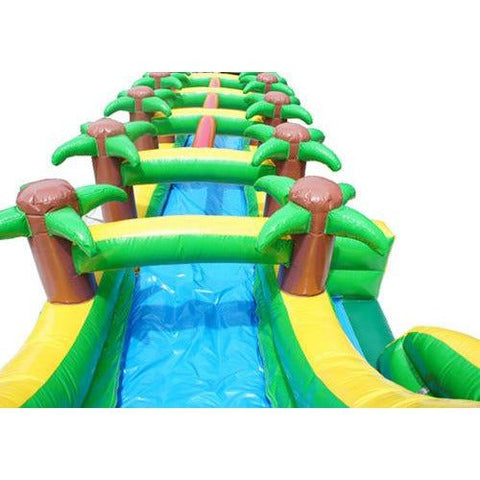 Moonwalk USA Inflatable Bouncers 22'H Palm Tree Screamer Slide W/ Slip N Splash by MoonWalk USA