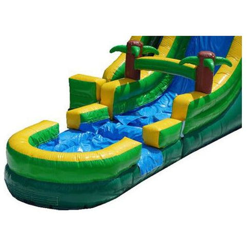 Moonwalk USA Inflatable Bouncers 22'H Palm Tree Screamer Slide W/ Slip N Splash by MoonWalk USA