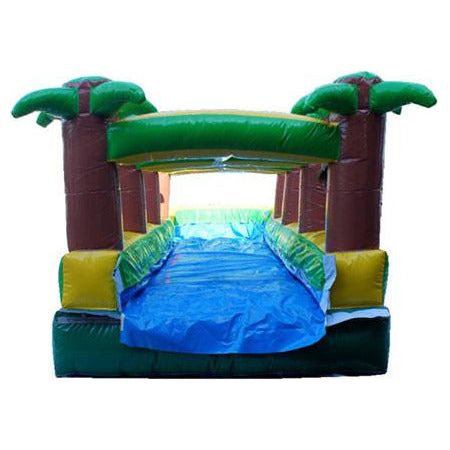 Moonwalk USA Inflatable Bouncers 22'H Palm Tree Screamer Slide W/ Slip N Splash by MoonWalk USA