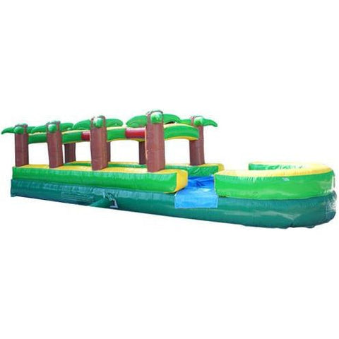 Moonwalk USA Inflatable Bouncers 22'H Palm Tree Screamer Slide W/ Slip N Splash by MoonWalk USA