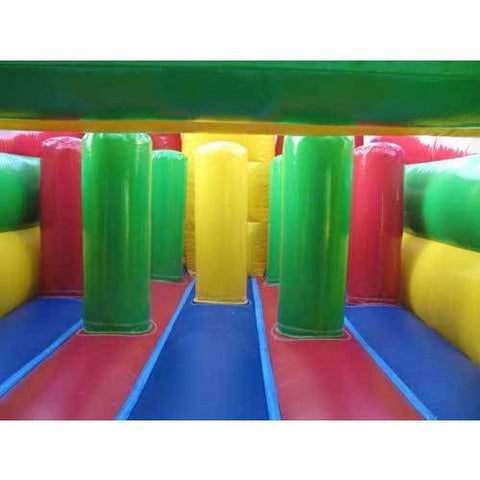 Moonwalk USA Inflatable Bouncers 62'Lx15'H Wet N Dry Obstacle Green by MoonWalk USA 51'Lx15'H Wet n Dry Obstacle Course (Green) by MoonWalk USA SKU# O-125-G-WLG