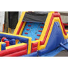 Image of 12'H 45'L Obstacle Course Wet n Dry by MoonWalk USA (Red) SKU# O-124-R