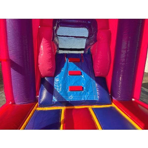 Moonwalk USA Obstacle Course 15' PINK CASTLE COMBO WET N DRY by MoonWalk USA 15' PINK CASTLE COMBO WET N DRY by MoonWalk USA SKU# C-233