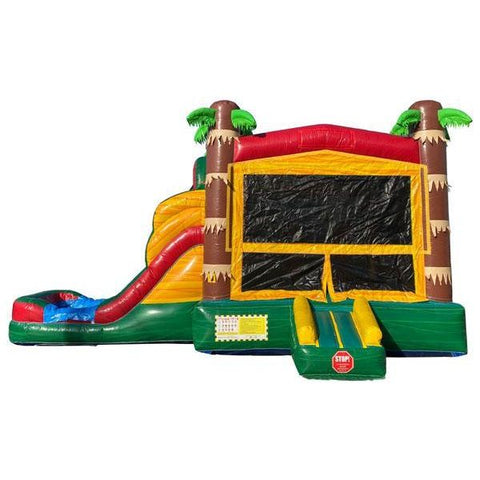 Moonwalk USA Obstacle Course 16' H PALM TREE COMBO WET N DRY by MoonWalk USA