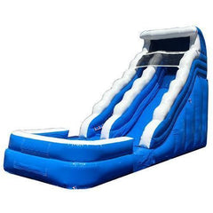 Moonwalk USA Obstacle Course 18'H BLUE WAVE SLIDE WET N DRY by MoonWalk USA