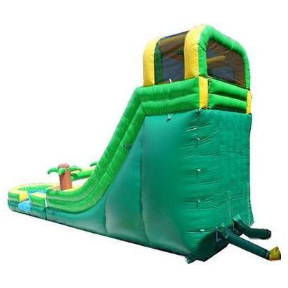 Moonwalk USA Obstacle Course 18'H PALM TREE SCREAMER SLIDE W/ SLIP N SLIDE by MoonWalk USA