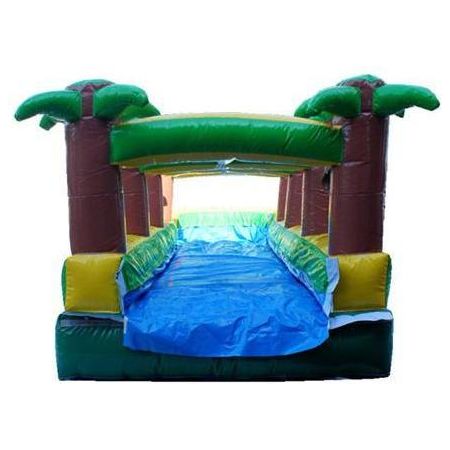 Moonwalk USA Obstacle Course 18'H PALM TREE SCREAMER SLIDE W/ SLIP N SLIDE by MoonWalk USA