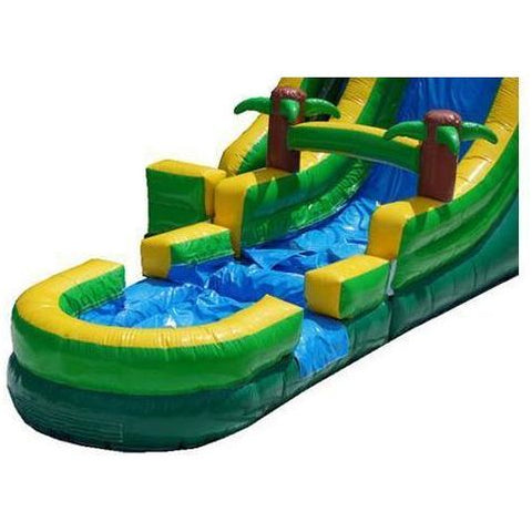 Moonwalk USA Obstacle Course 18'H PALM TREE SCREAMER SLIDE W/ SLIP N SLIDE by MoonWalk USA