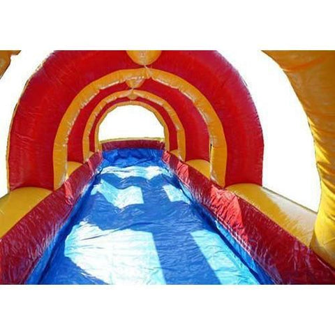 Moonwalk USA Obstacle Course 18'H RAINBOW SCREAMER SLIDE W/ SLIP N SLIDE by MoonWalk USA