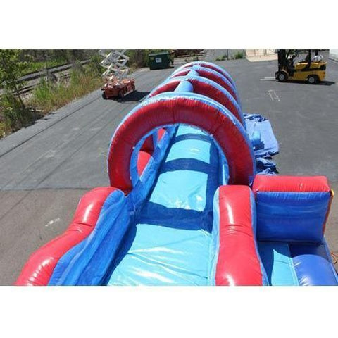 Moonwalk USA Obstacle Course 18'H TSUNAMI SCREAMER SLIDE W/ SLIP N SLIDE by MoonWalk USA