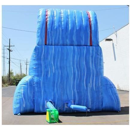 Moonwalk USA Obstacle Course 18'H TSUNAMI SCREAMER SLIDE W/ SLIP N SLIDE by MoonWalk USA