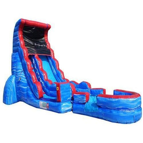 Moonwalk USA Obstacle Course 18'H TSUNAMI SCREAMER SLIDE W/ SLIP N SLIDE by MoonWalk USA