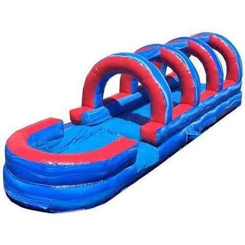 Moonwalk USA Obstacle Course 18'H TSUNAMI SCREAMER SLIDE W/ SLIP N SLIDE by MoonWalk USA