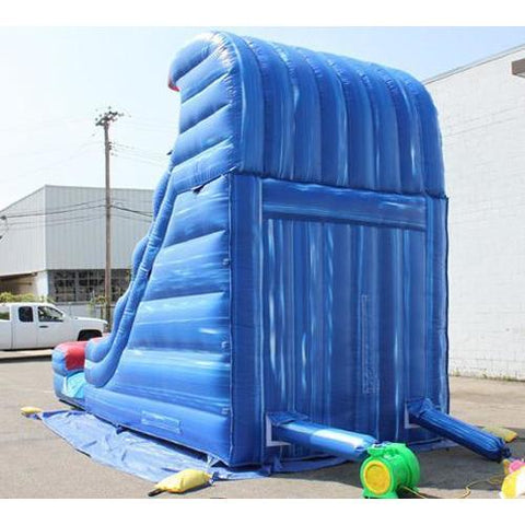 Moonwalk USA Obstacle Course 18'H TSUNAMI SLIDE WET N DRY by MoonWalk USA