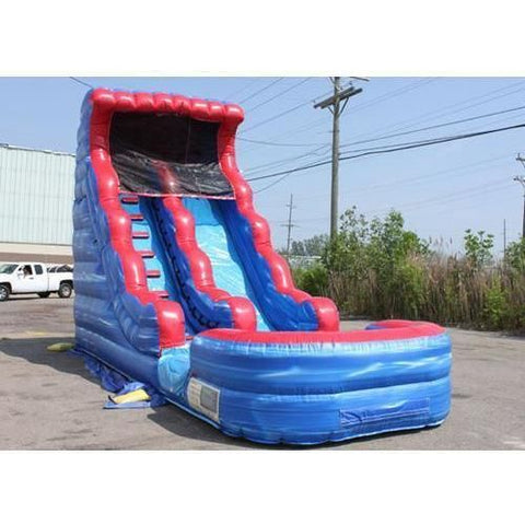 Moonwalk USA Obstacle Course 18'H TSUNAMI SLIDE WET N DRY by MoonWalk USA