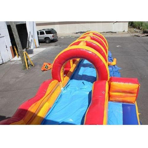 Moonwalk USA Obstacle Course 18'H VOLCANO SCREAMER SLIDE W/ SLIP N SLIDE by MoonWalk USA