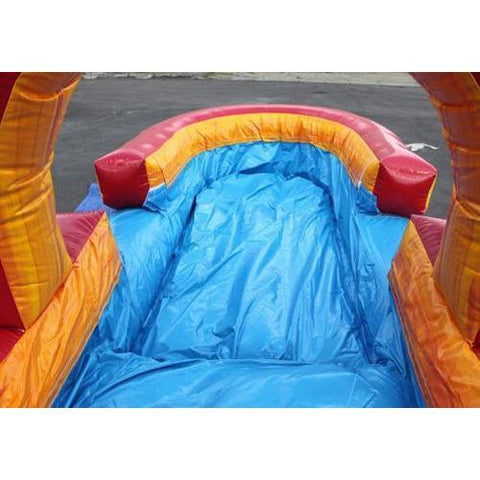 Moonwalk USA Obstacle Course 18'H VOLCANO SCREAMER SLIDE W/ SLIP N SLIDE by MoonWalk USA