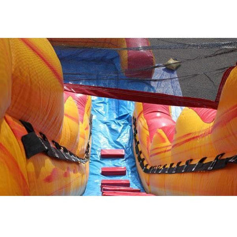 Moonwalk USA Obstacle Course 18'H VOLCANO SLIDE WET N DRY by MoonWalk USA