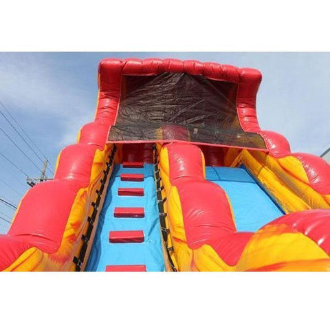 Moonwalk USA Obstacle Course 18'H VOLCANO SLIDE WET N DRY by MoonWalk USA