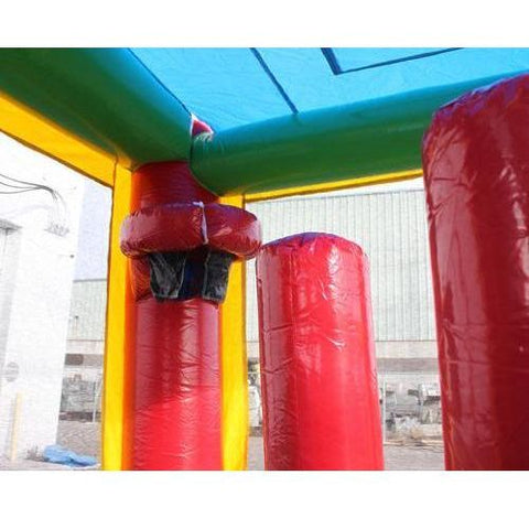 Moonwalk USA Obstacle Course 2-LANE SPORTS COMBO W/ POOL by MoonWalk USA 2-LANE SPORTS COMBO W/ POOL by MoonWalk USA from My Bounce House For Sale