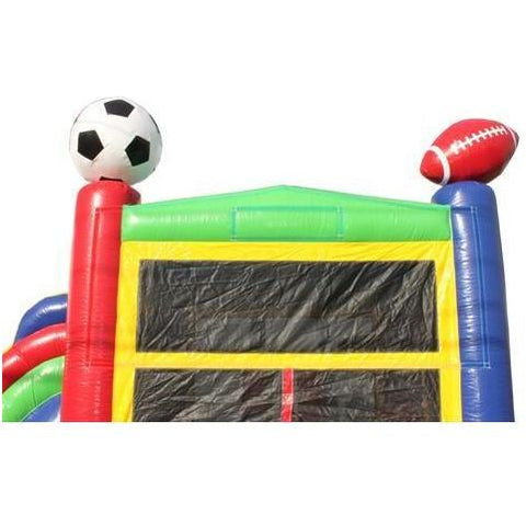 Moonwalk USA Obstacle Course 2-LANE SPORTS COMBO W/ POOL by MoonWalk USA 2-LANE SPORTS COMBO W/ POOL by MoonWalk USA from My Bounce House For Sale