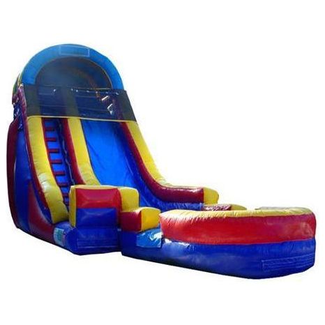 Moonwalk USA Obstacle Course 20'H RAINBOW SCREAMER SLIDE W/ SLIP N SLIDE by MoonWalk USA