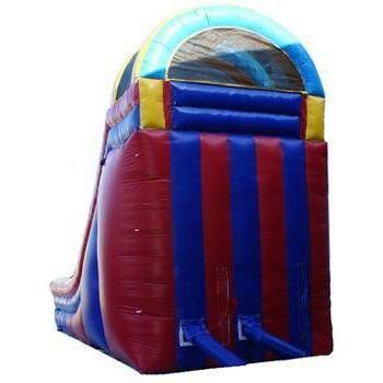 Moonwalk USA Obstacle Course 20'H RAINBOW SCREAMER SLIDE W/ SLIP N SLIDE by MoonWalk USA