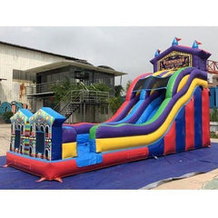 21'H Carnival Super Slide Wet N Dry by MoonWalk USA