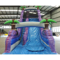 21'H Purple Super Slide W N D by MoonWalk USA